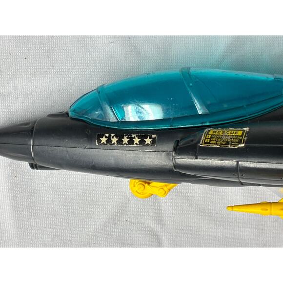 G.I. Joe Cobra Liquidator Jet - Vintage 1992 Vehicle Complete with Missiles ARAH - Picture 4 of 9